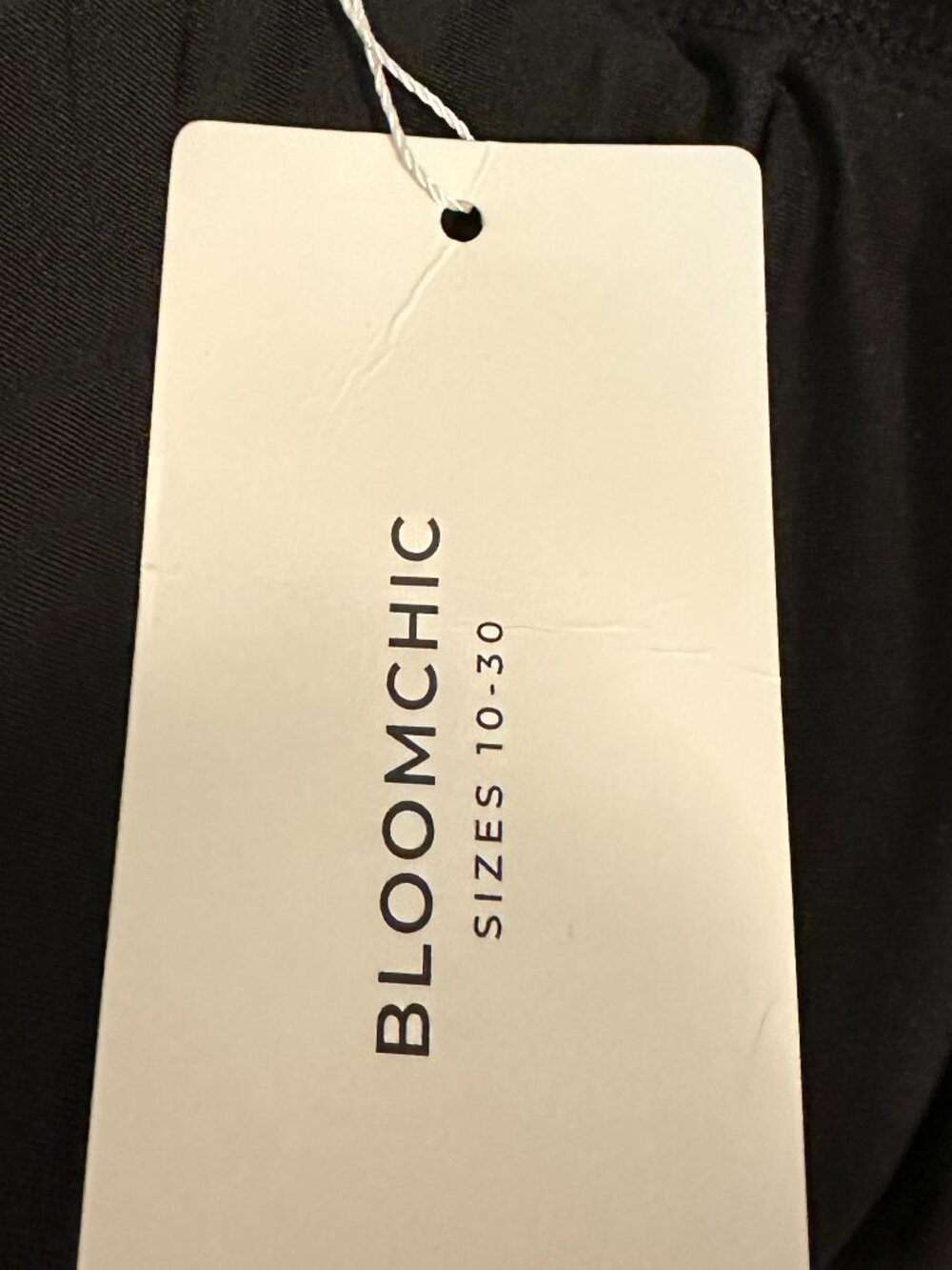 Women's Bloomchic Black 1 pc Swimsuit Size 14-16 NWT - Picture 6 of 6